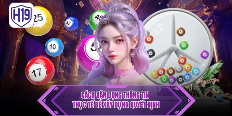 Cách vận dụng thông tin thực tế để xây dựng quyết định 